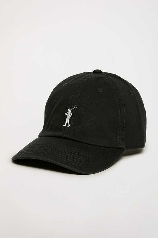 Unisex - Cap - Black cap with Rigby Go embroidered logo