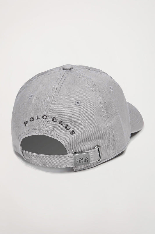 Unisex - Cap - Grey cap with Rigby Go embroidered logo