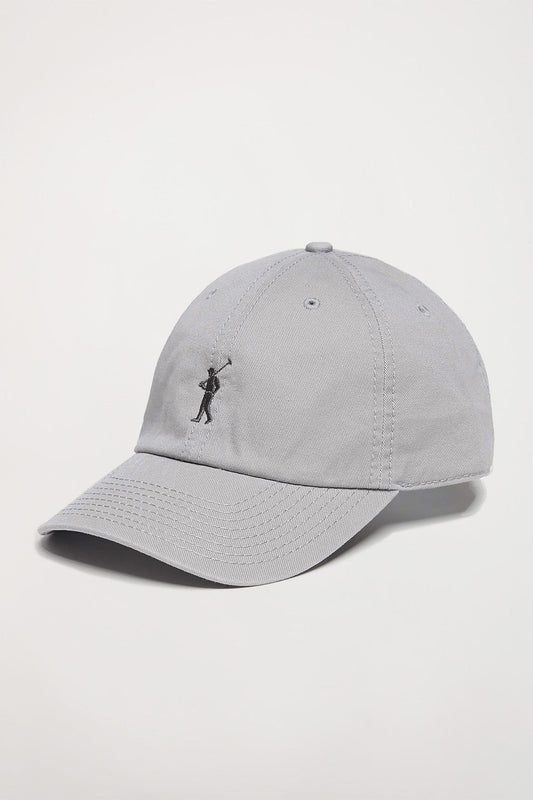 Unisex - Cap - Grey cap with Rigby Go embroidered logo
