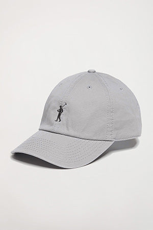 Grey cap with Rigby Go embroidered logo