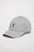 Grey cap with Rigby Go embroidered logo