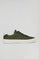Khaki Habana canvas trainers with Polo Club details for men