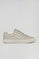 Beige faux-leather Habana trainers with Polo Club details for men
