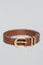 Camel belt Blossom with Polo Club engraving