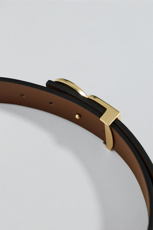 Woman - Belt - Black/brown reversible belt Blair with PC buckle