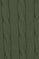 Army-green cable-knit jumper with Rigby Go logo