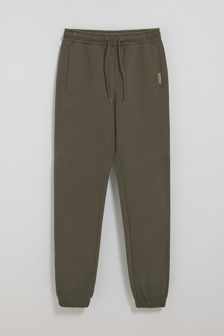 Green jogger pants with Polo Club details