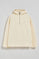 Beige zipped hoodie Sinsajo with Rigby Go logo