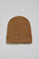 Camel Vinny beanie with embroidered logo Rigby Go