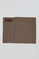 Marl brown scarf Sina with Polo Club details