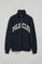 Navy-blue half-zip sweatshirt Seldon with Polo Club graphic