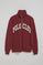 Maroon half-zip sweatshirt Seldon with Polo Club graphic