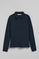 Navy-blue five-button polo shirt Priyanka with Rigby Go embroidery