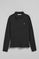 Black five-button polo shirt Priyanka with Rigby Go embroidery
