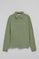 Jade-green five-button polo shirt Priyanka with Rigby Go embroidery