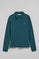 Blue five-button polo shirt Priyanka with Rigby Go embroidery