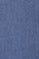 Royal-blue garment-dye linen shirt with embroidered monogram
