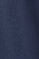 Navy-blue polo-style shirt in linen and cotton with Rigby Go embroidery