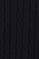 Navy-blue round-neck cable-knit jumper with Rigby Go embroidery