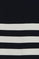 Navy-blue short-sleeve striped jumper with nautical patch