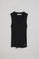 Black ribbed jumper with Rigby Go embroidery