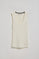 Beige ribbed jumper with Rigby Go embroidery