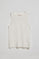 Beige sleeveless jumper with pearly button