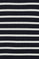 Navy-blue striped cardigan with nautical patch