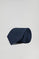 Silk tie and handkerchief set with embroidered Polo Club detail