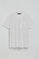 White short-sleeve T-shirt with pocket and Rigby Best embroidery