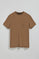 Mocha short-sleeve T-shirt with pocket and Rigby Best embroidery