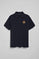 Navy-blue polo shirt Nautic with chest nautical patch