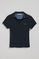 Navy-blue buttonless polo shirt Pedraza with Polo Club rubber logo