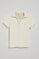 Nude buttonless polo shirt Pedraza with Polo Club rubber logo