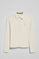 Nude five-button polo shirt Priyanka with Rigby Go embroidery