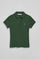 Bottle-green five-button polo shirt Pereira with Rigby Go embroidery