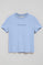 Aqua T-shirt Tori with Polo Club Minimal Combo logo
