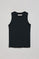 Navy-blue ribbed tank top Tamika with Polo Club pearly button