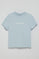 Light-blue T-shirt Diamond with Polo Club foil print