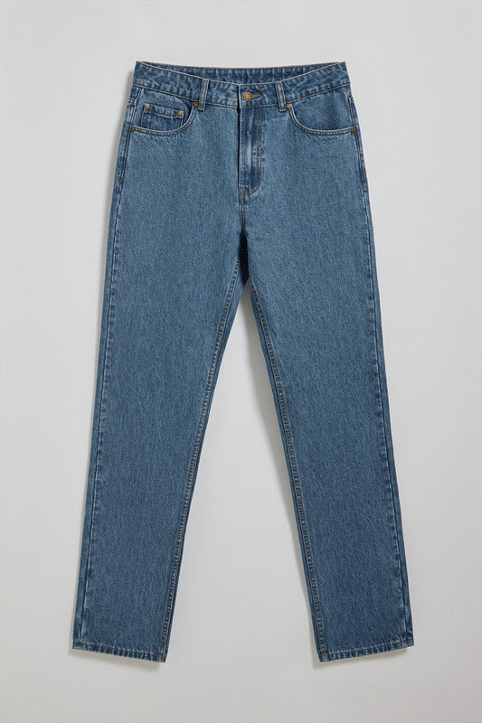 Denim-blue regular-fit jeans Boston