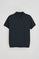 Navy-blue polo shirt with Rigby Go embroidery