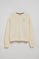 Nude round-neck sweatshirt with Rigby Go embroidery