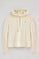 Nude hoodie with Rigby Go embroidery