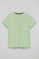 Mint basic T-shirt with Polo Club rubber logo