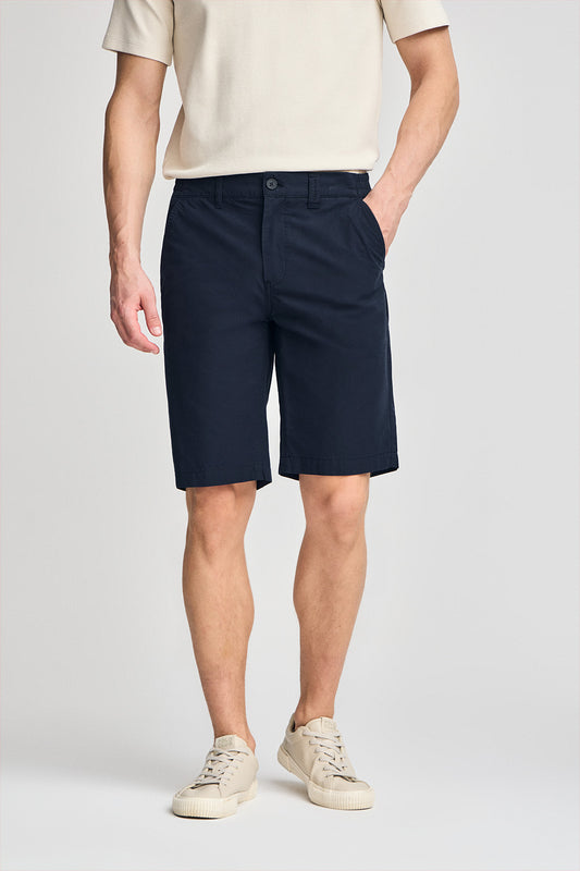 Navy-blue bermuda shorts San Diego with Polo Club details