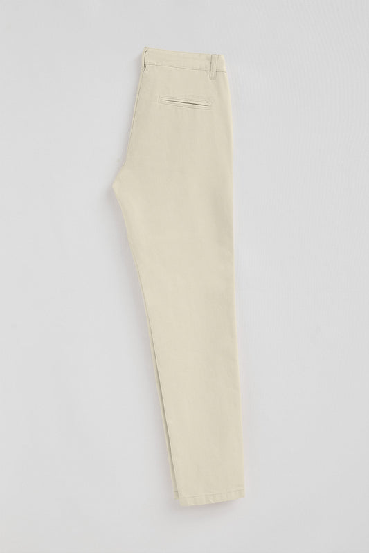 Sandy chinos May with minimal Polo Club pocket embroidery
