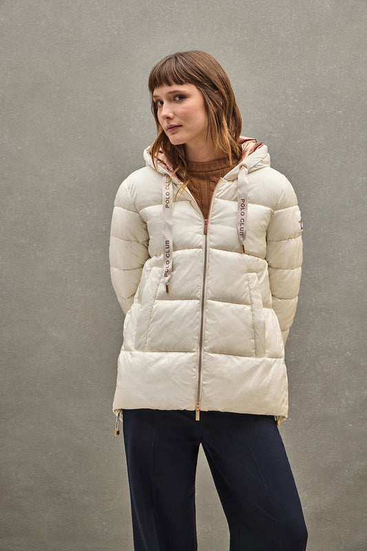 Nude jacket Ingrid with Polo Club logo