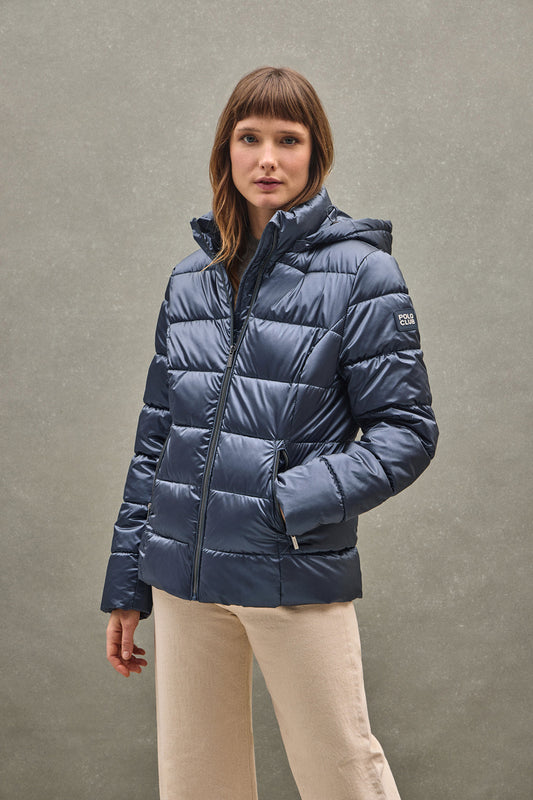 Woman - Jacket - Blue jacket Silvon with Polo Club logo