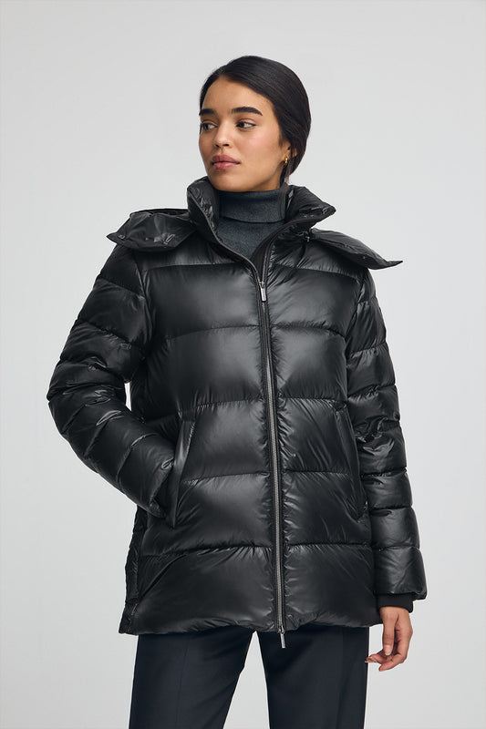Woman - Jacket - Down jacket Ofelia in black with Polo Club logo