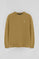 Mustard relaxed-fit sweatshirt with Rigby Go logo